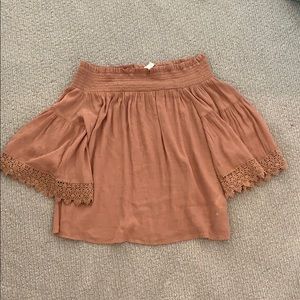 Off the shoulder Sun & Shadow top